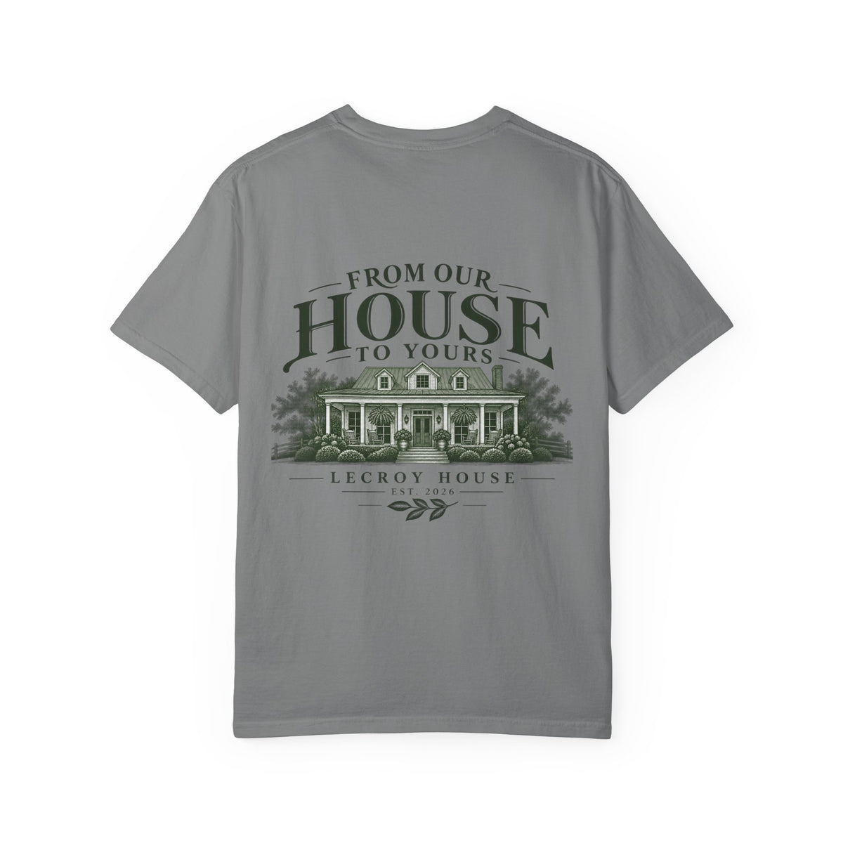House Portrait T‑Shirt — "From Our House to Yours" Graphic Tee