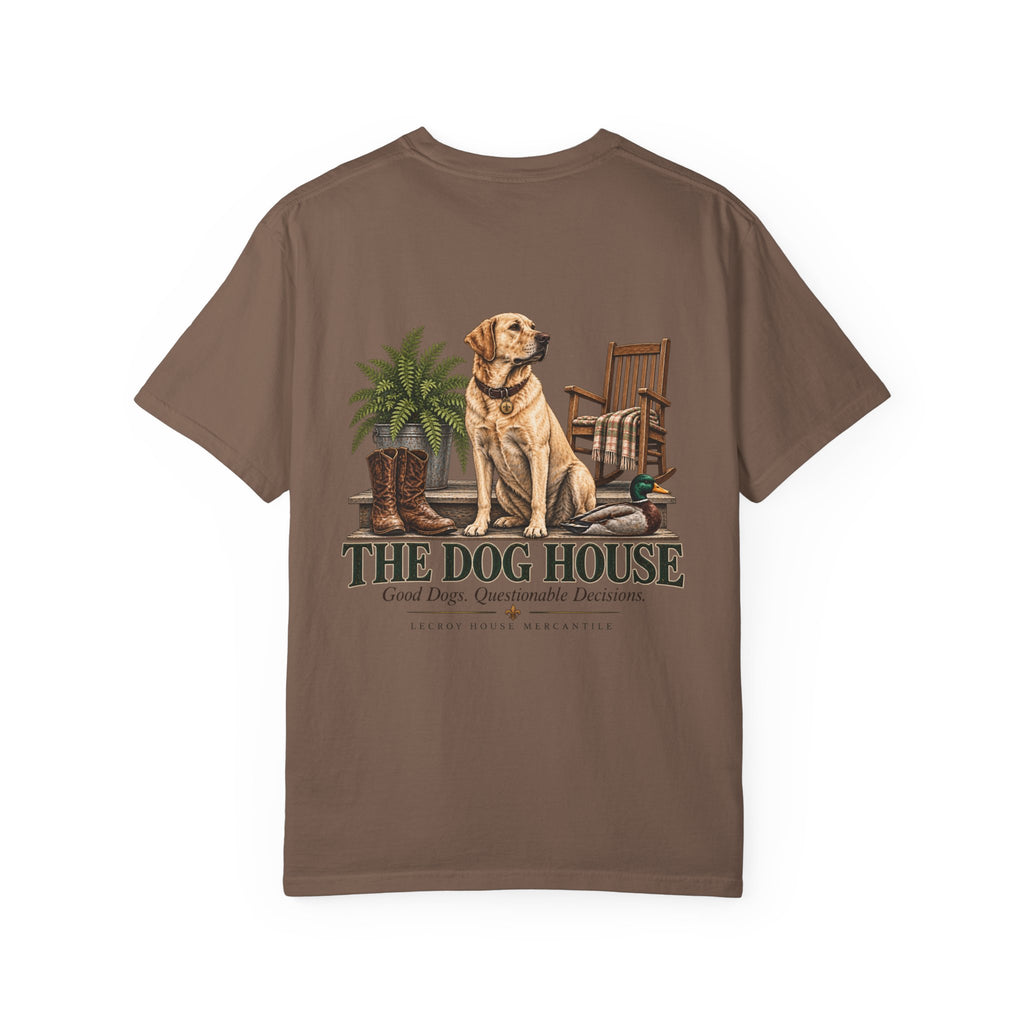 Dog House Graphic T-Shirt — 'The Dog House' Labrador Design