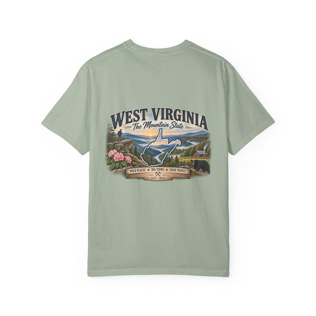 West Virginia Mountain State T-Shirt — Scenic State Pride Tee