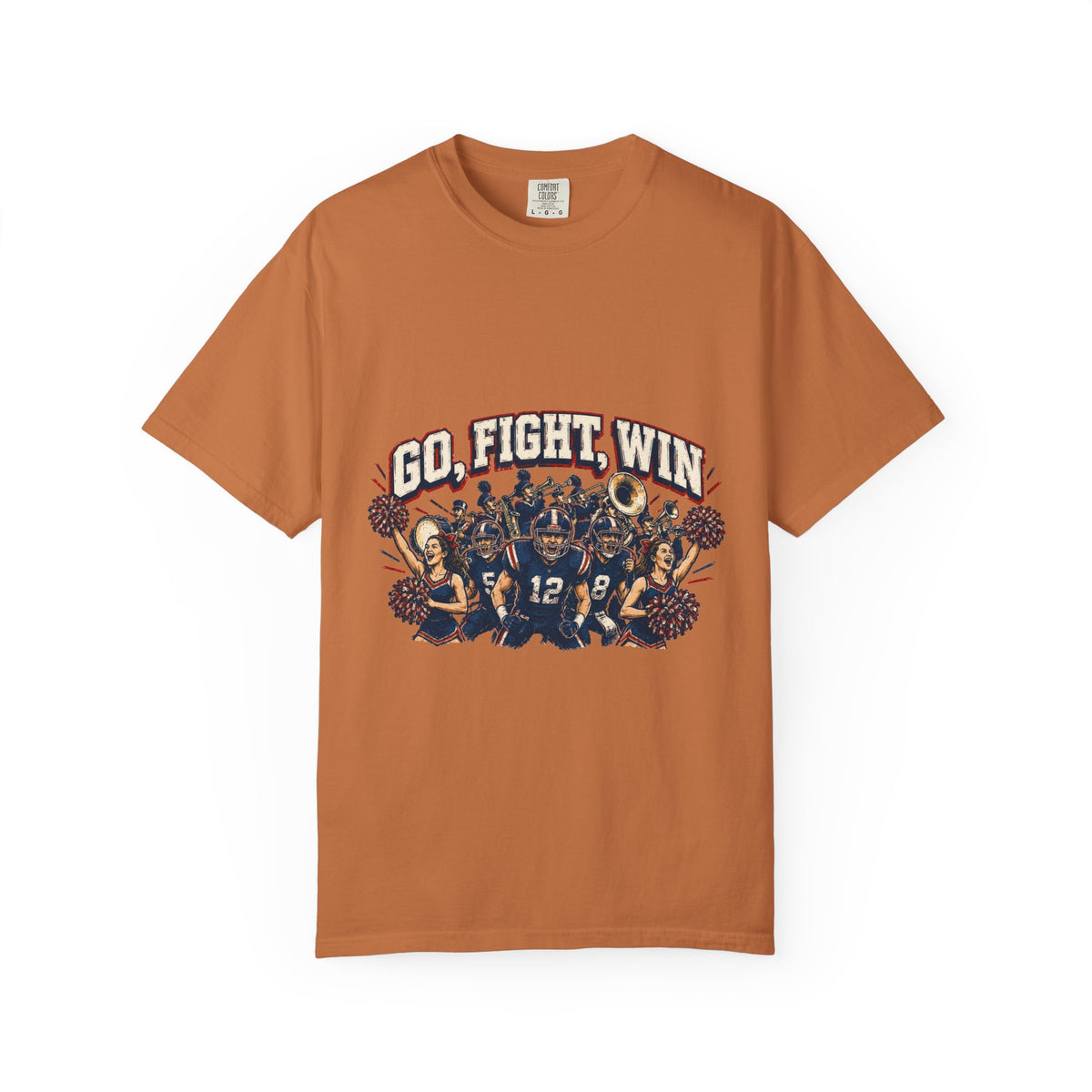 Go Fight Win Football Team T-Shirt