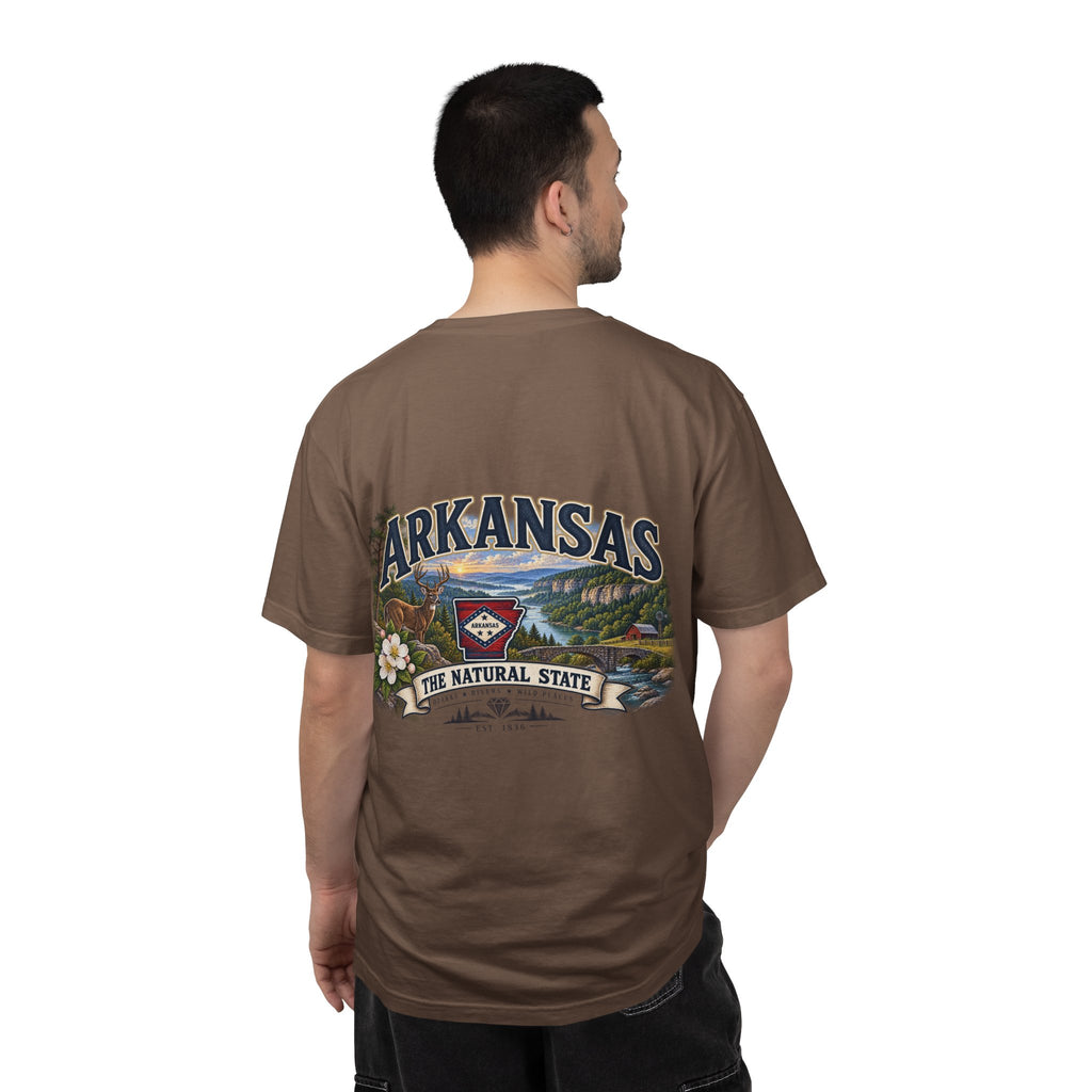 Arkansas The Natural State T-Shirt — Scenic State Pride Tee