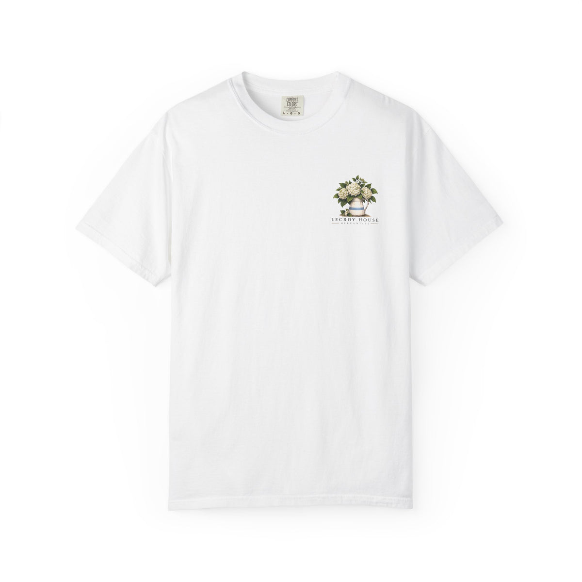 T-Shirt — "Stay For Supper" Scenic Dinner Porch Graphic