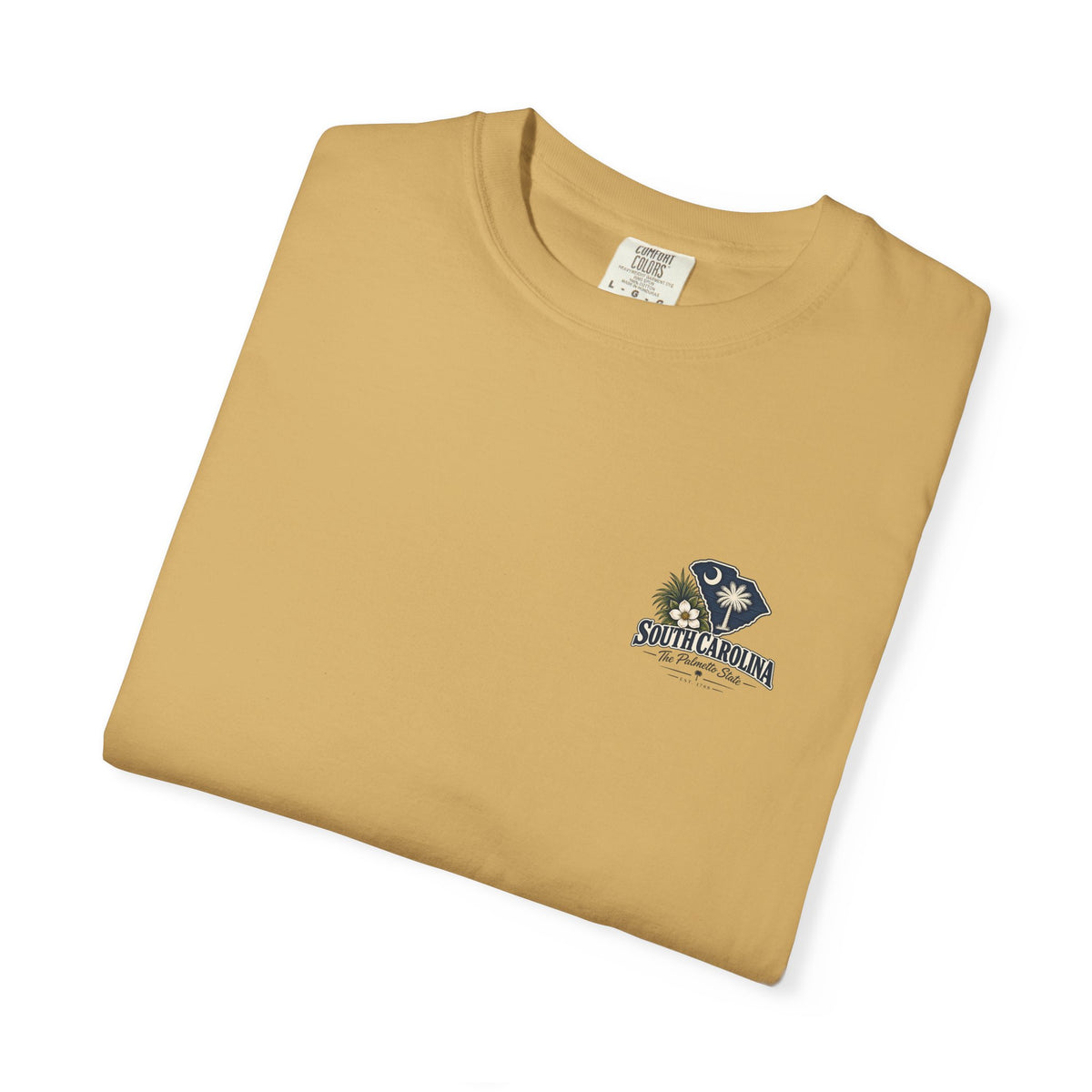 South Carolina Palmetto State T-Shirt — Scenic Beach Sunset Souvenir