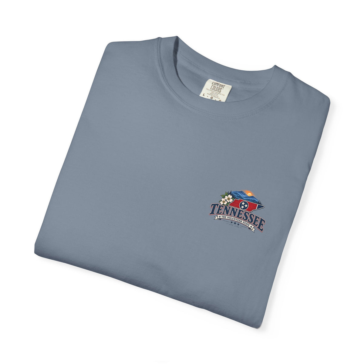 Tennessee Scenic T-Shirt — "Tennessee The Volunteer State" Vintage Travel Tee
