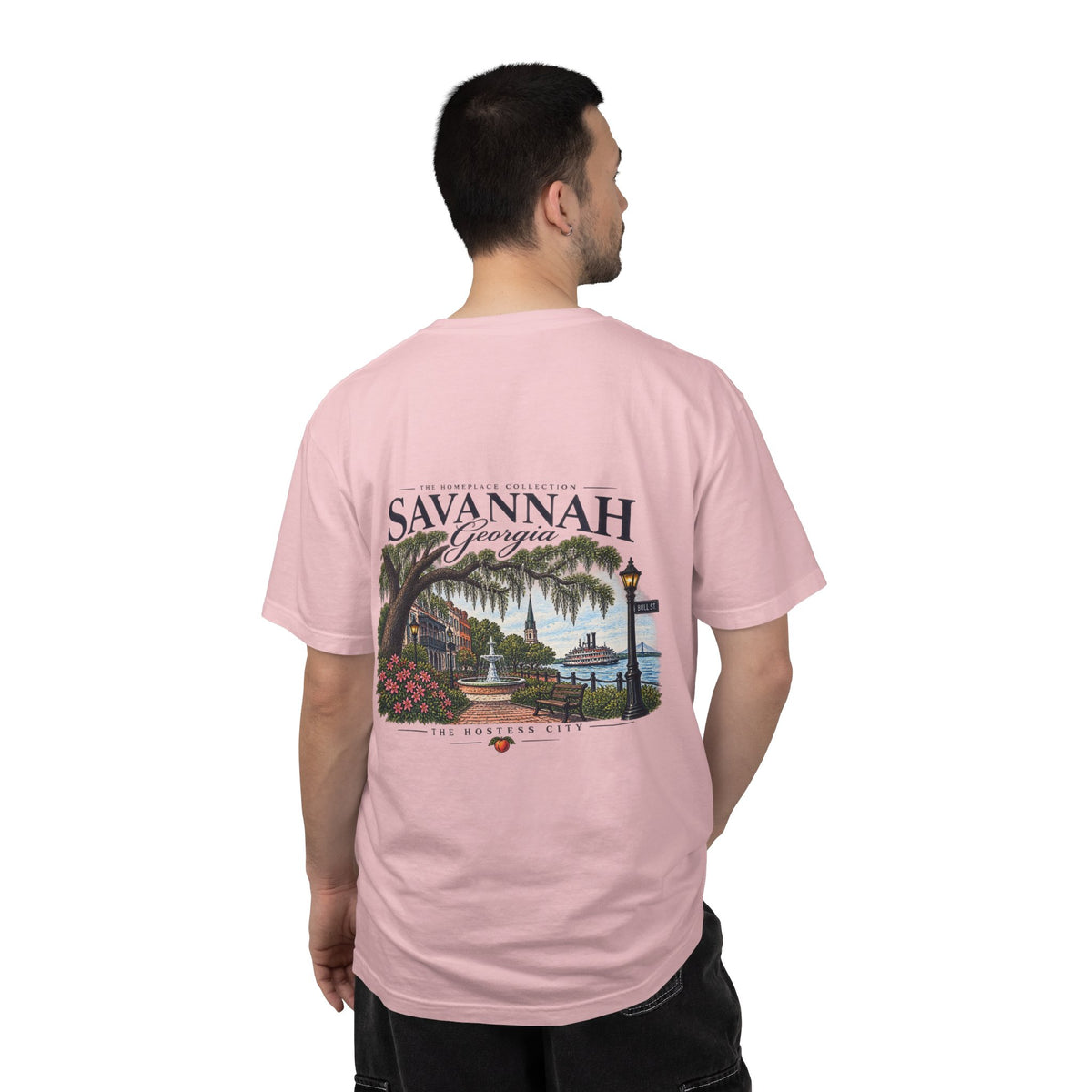 Savannah Georgia Scenic T-Shirt — Riverfront Ogeechee Park Design