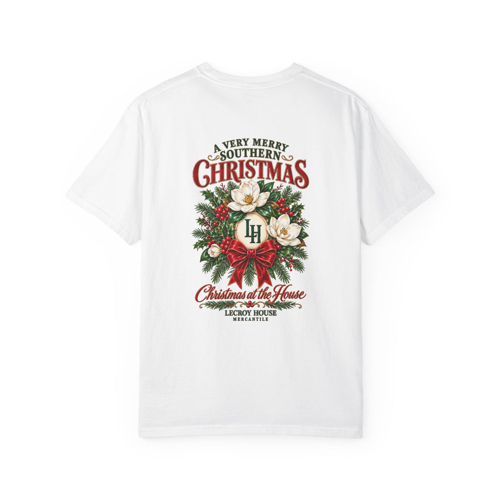 Christmas Magnolia T-Shirt — “A Very Merry Southern Christmas” Holiday Tee