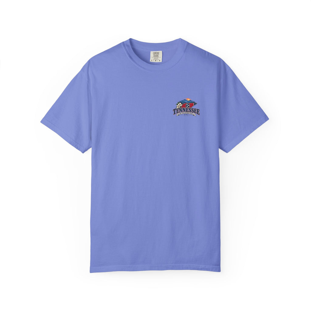 Tennessee Scenic T-Shirt — "Tennessee The Volunteer State" Vintage Travel Tee