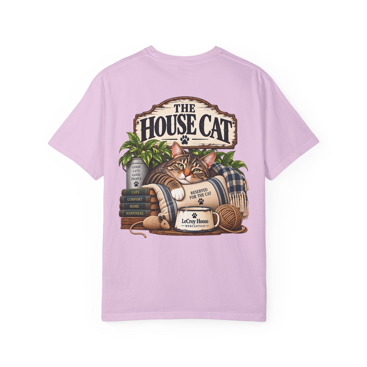 House Cat T-Shirt — Cozy Cat Lover Graphic Tee