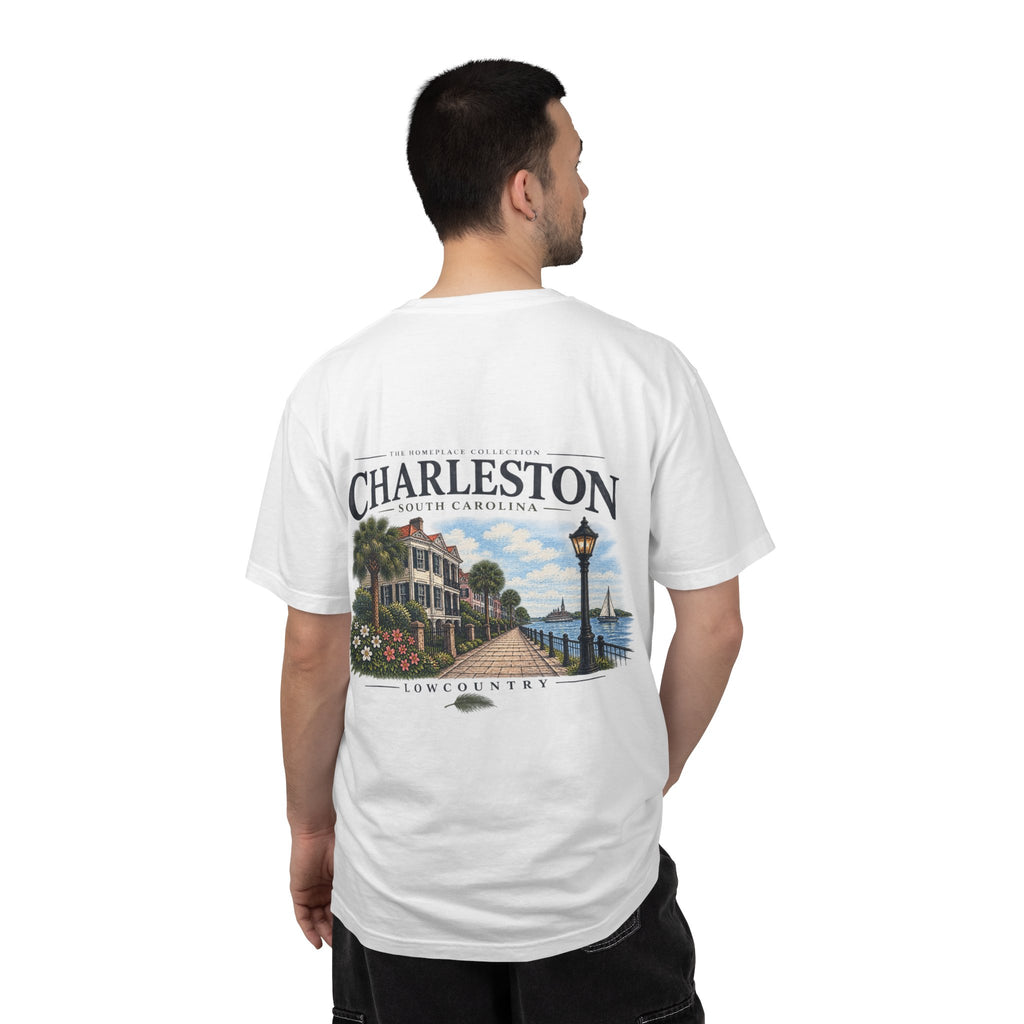 Charleston Lowcountry Graphic T-Shirt — Historic Waterfront Souvenir