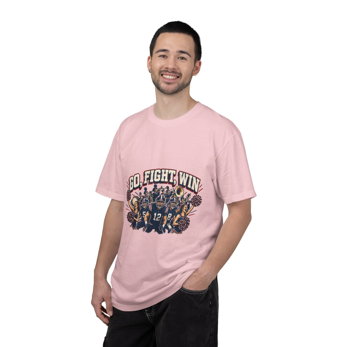 Go Fight Win Football Team T-Shirt