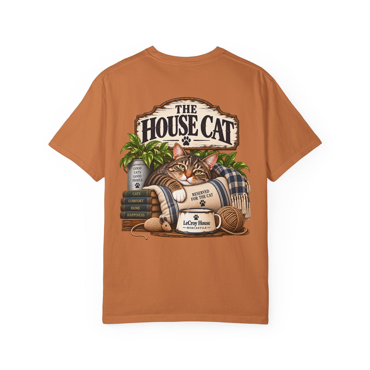House Cat T-Shirt — Cozy Cat Lover Graphic Tee