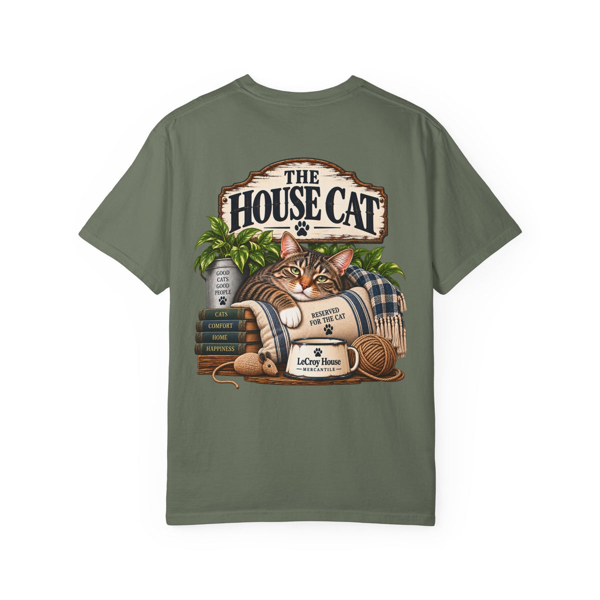 House Cat T-Shirt — Cozy Cat Lover Graphic Tee
