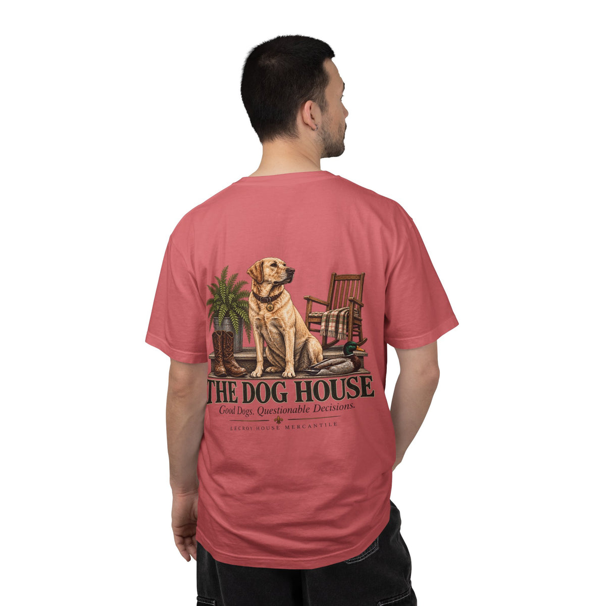 Dog House Graphic T-Shirt — 'The Dog House' Labrador Design