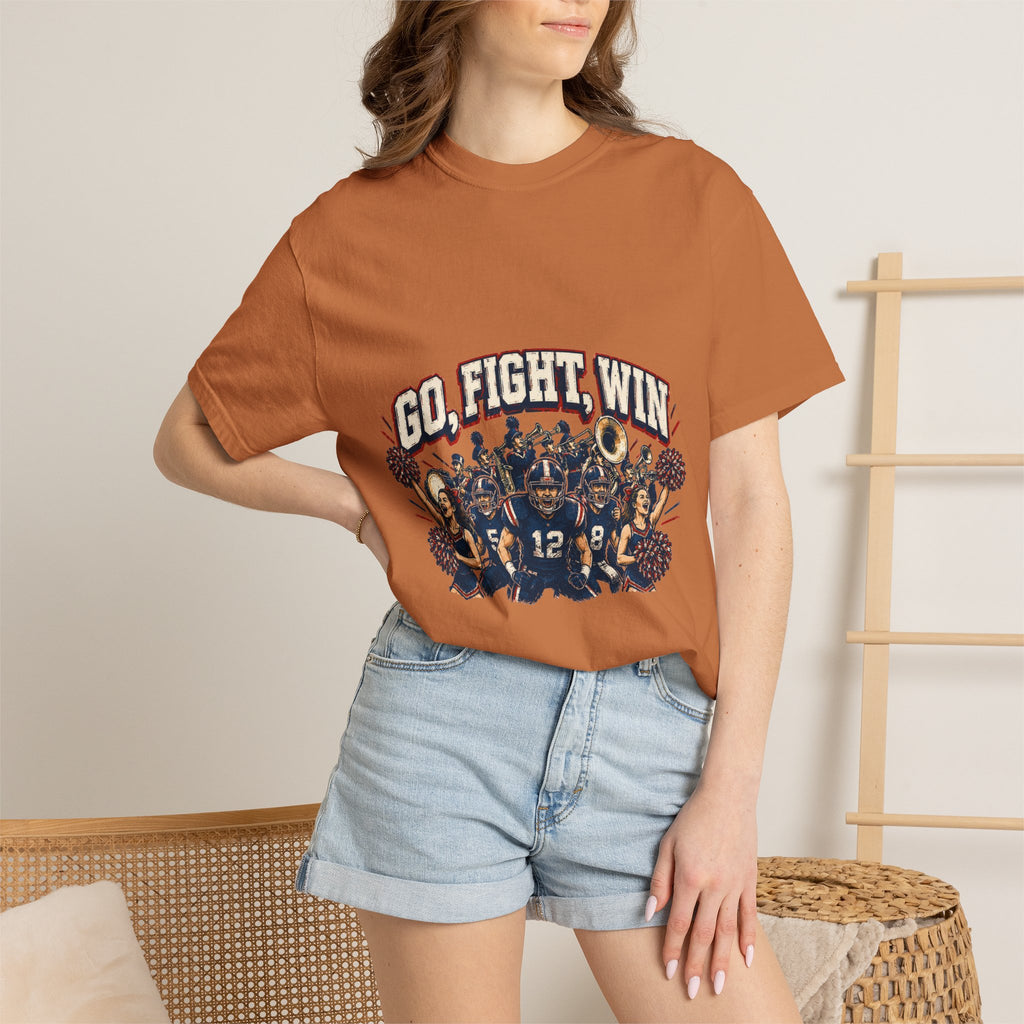 Go Fight Win Football Team T-Shirt