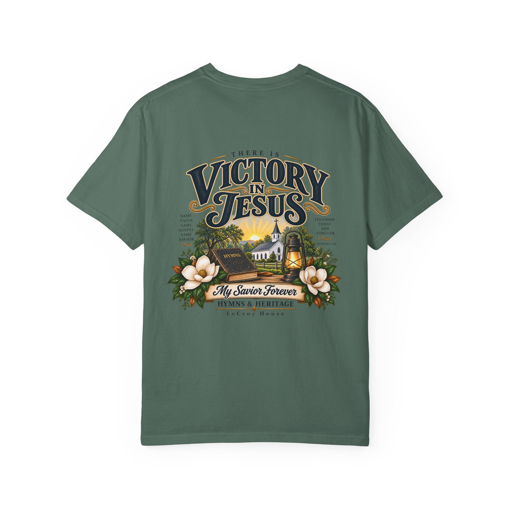 Victory in Jesus T-Shirt — Christian Faith Graphic Tee