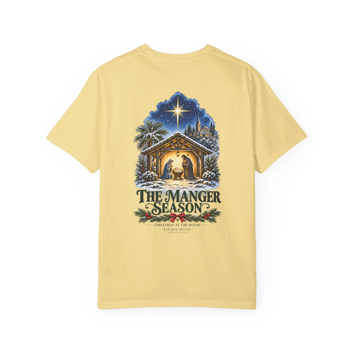 Christmas Nativity T-Shirt — "The Manger Season" Holiday Tee