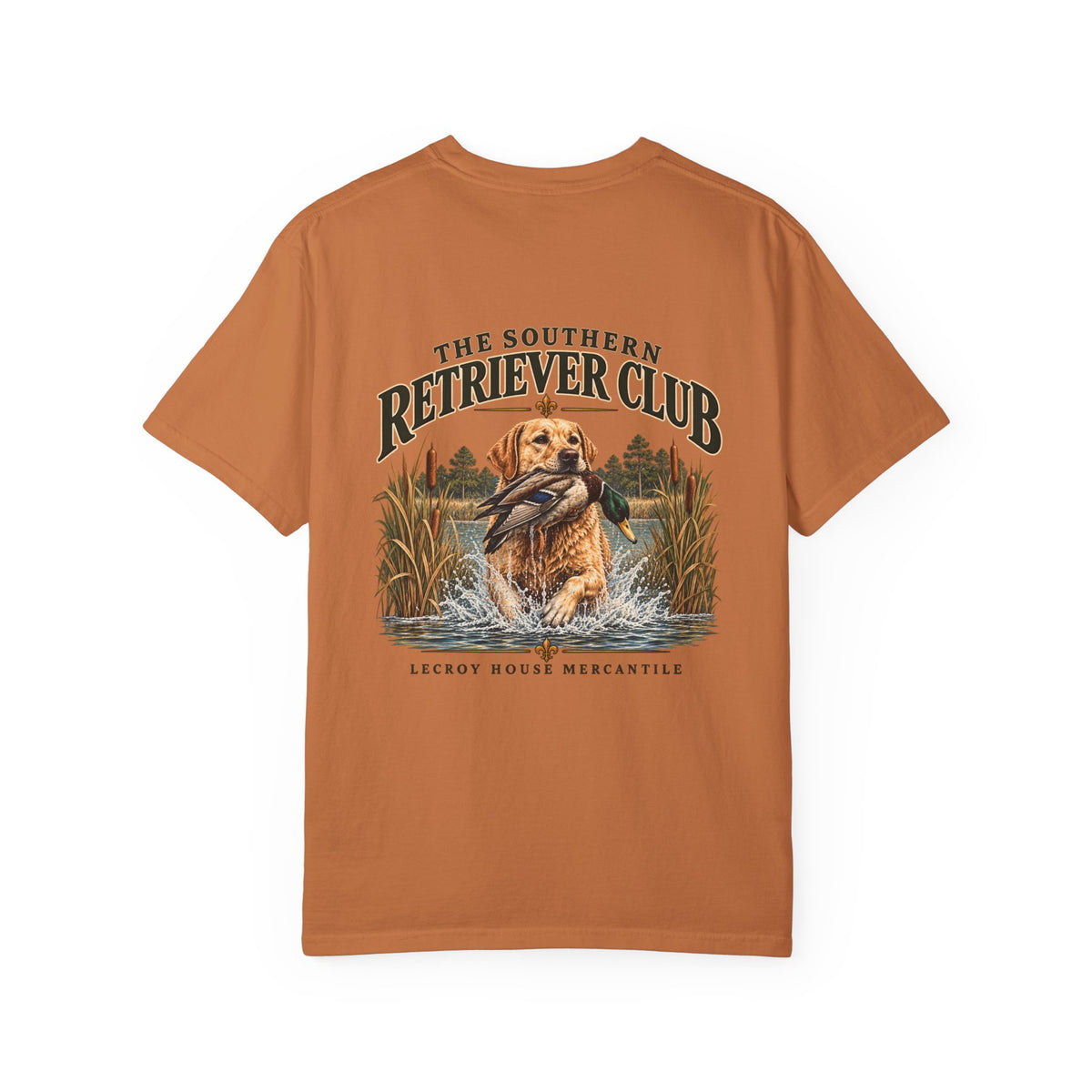 Retriever Club T-Shirt – 'The Southern Retriever Club' Hunting Dog Graphic Tee