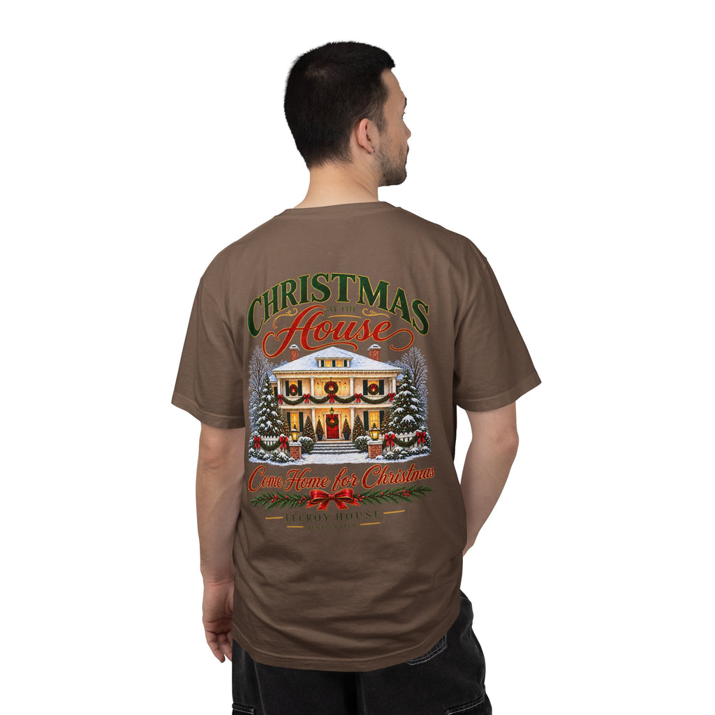 Christmas at the House T-Shirt — “Come Home for Christmas” Holiday Tee