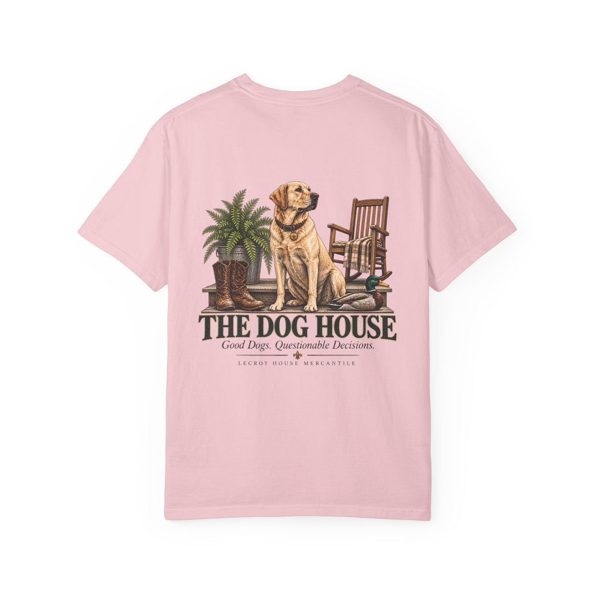 Dog House Graphic T-Shirt — 'The Dog House' Labrador Design