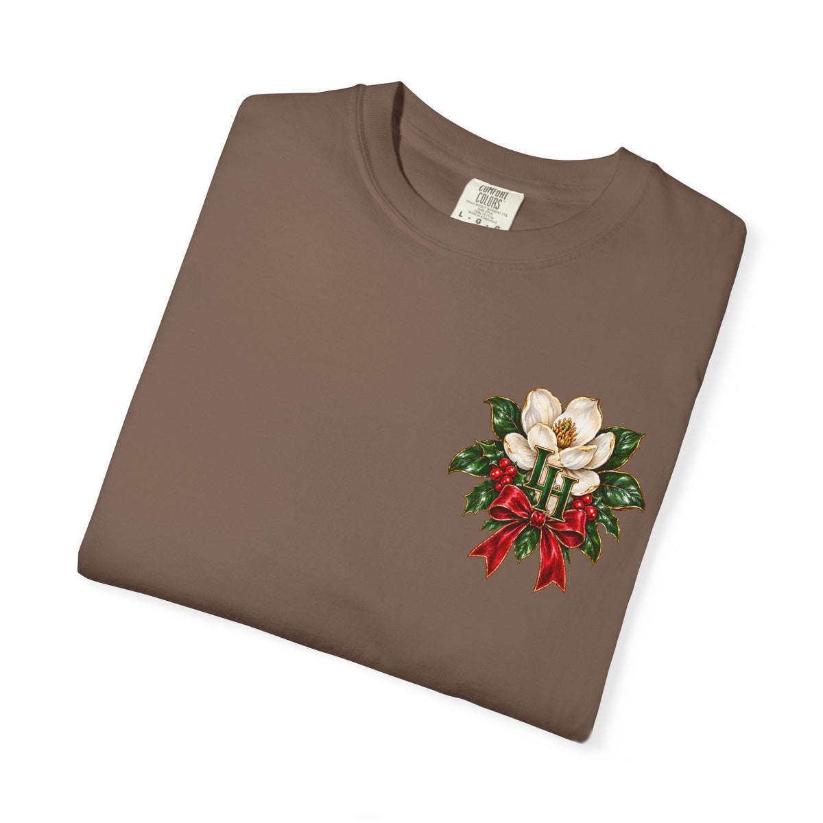 Christmas Magnolia T-Shirt — “A Very Merry Southern Christmas” Holiday Tee