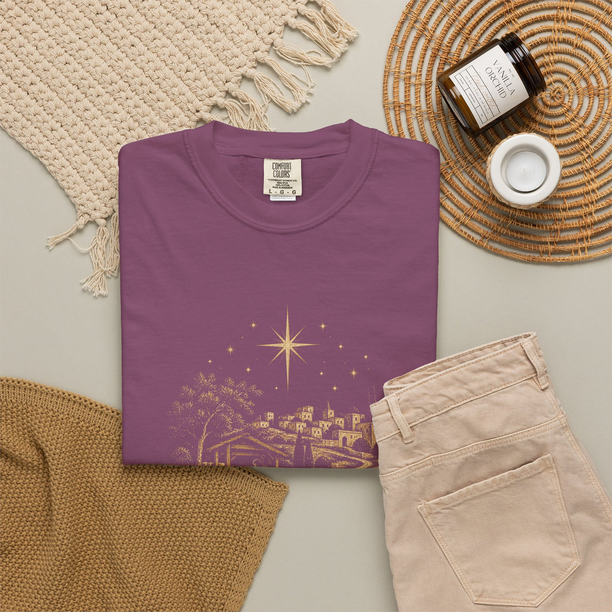 Small Town, Great Joy T‑Shirt — Vintage Christmas Holiday Tee
