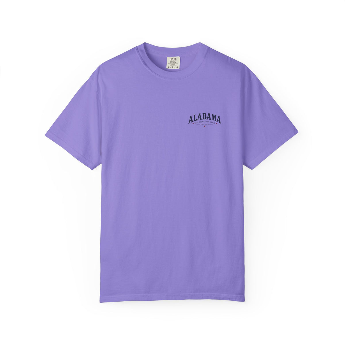 Alabama Heritage T-Shirt — State Scenic Back Print with Magnolia & Capitol