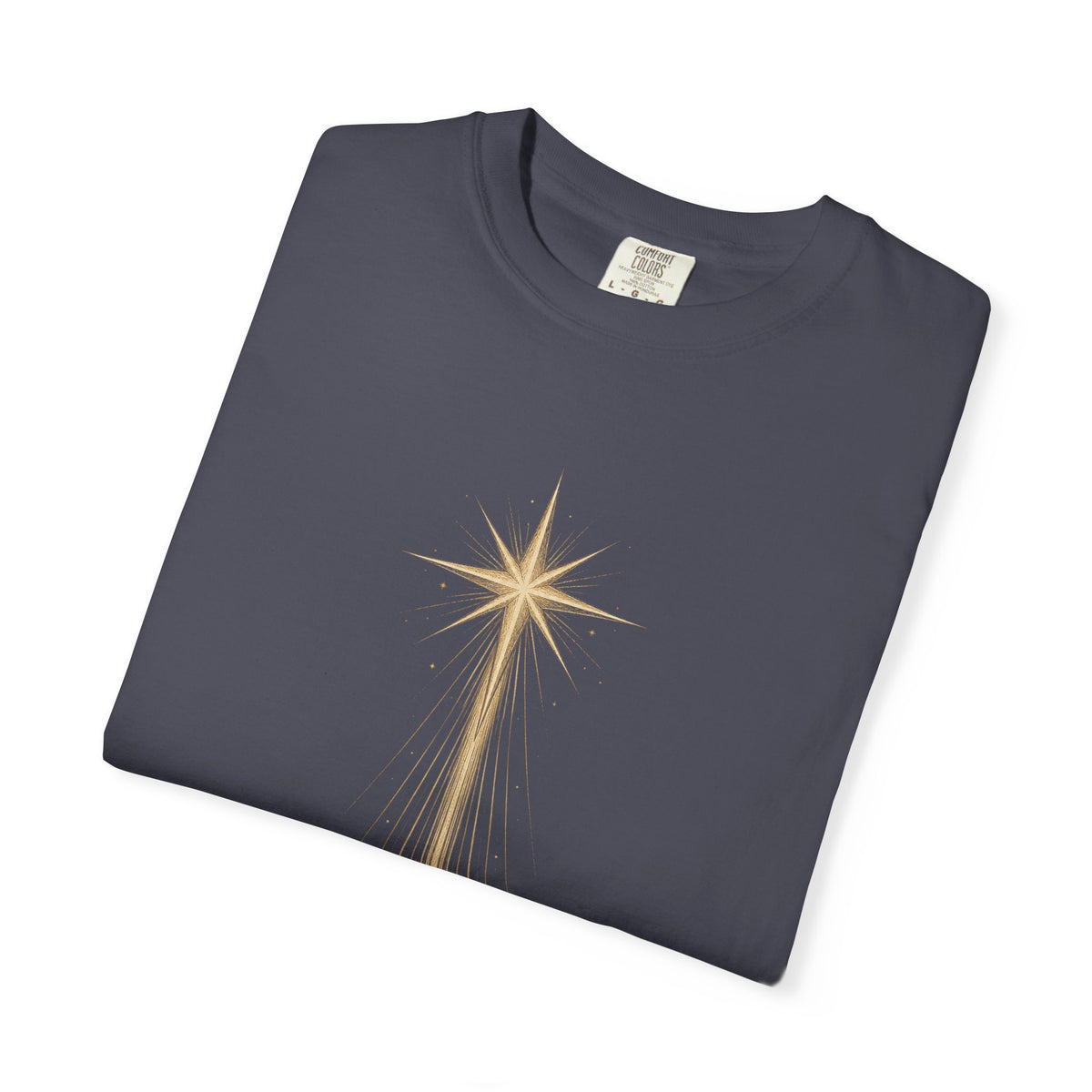 The Light Came Down T-Shirt — Nativity Christmas Star Tee