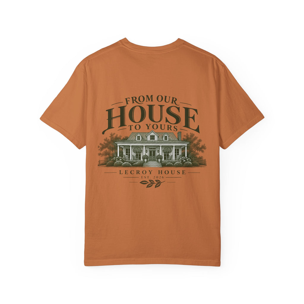 House Portrait T‑Shirt — "From Our House to Yours" Graphic Tee