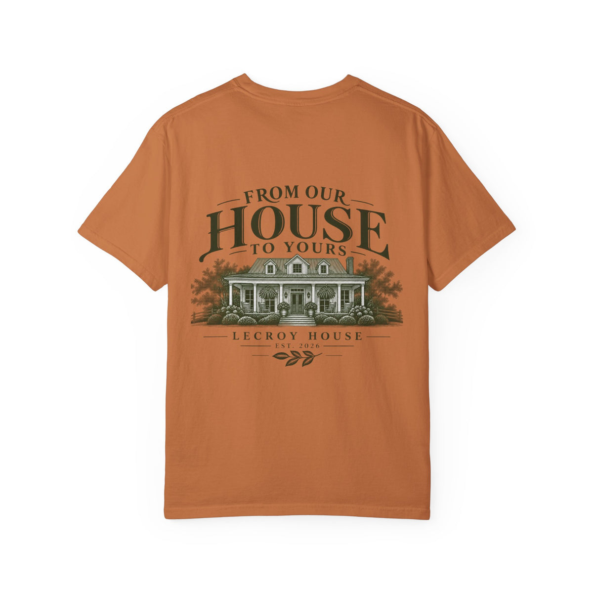 House Portrait T‑Shirt — "From Our House to Yours" Graphic Tee