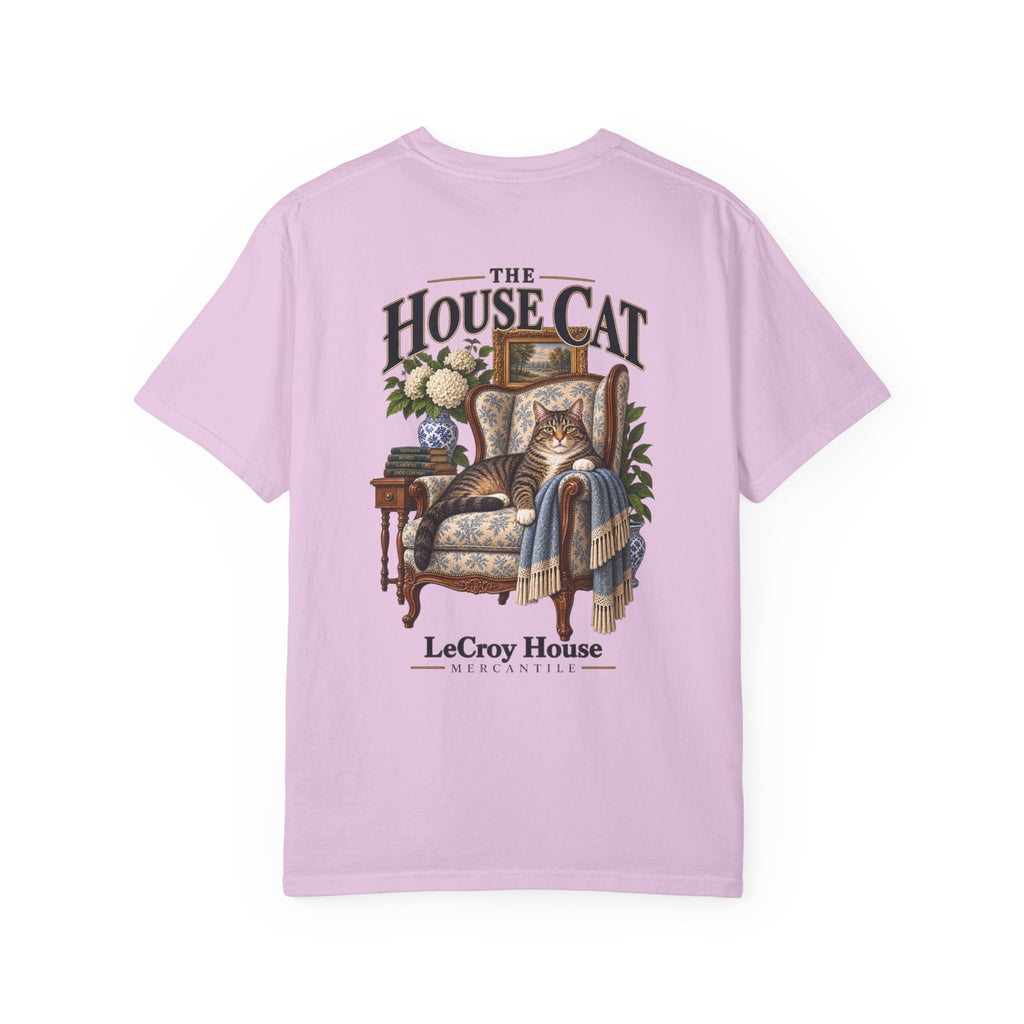 House Cat T-Shirt — "The House Cat" Vintage Cat Illustration (LeCroy House)