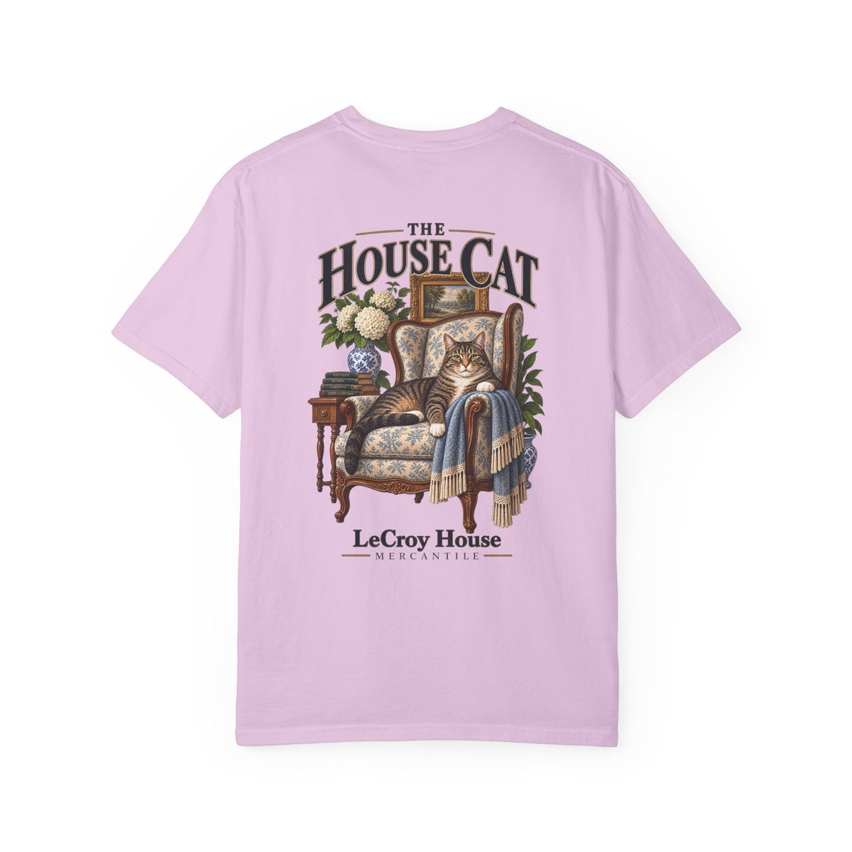House Cat T-Shirt — "The House Cat" Vintage Cat Illustration (LeCroy House)