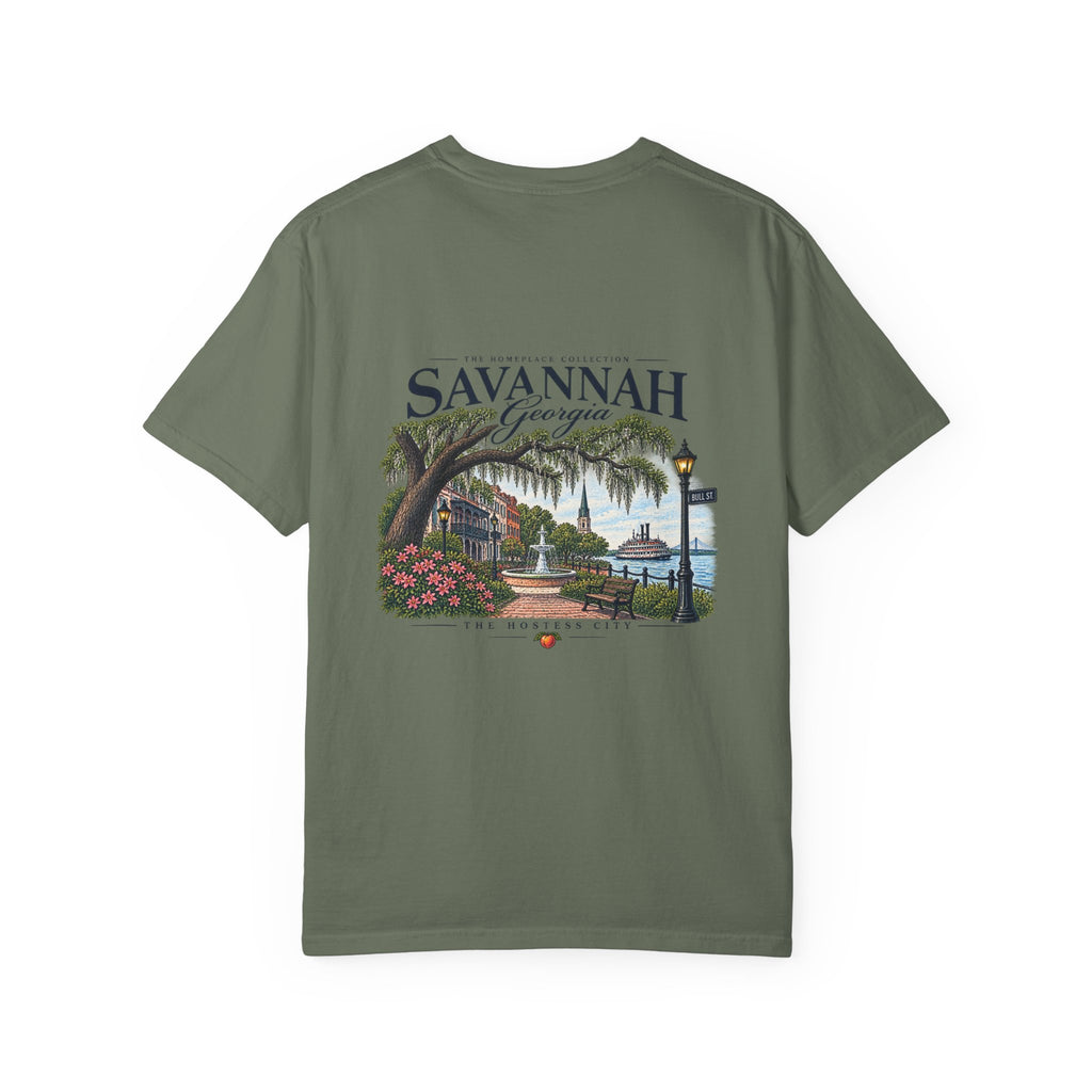 Savannah Georgia Scenic T-Shirt — Riverfront Ogeechee Park Design