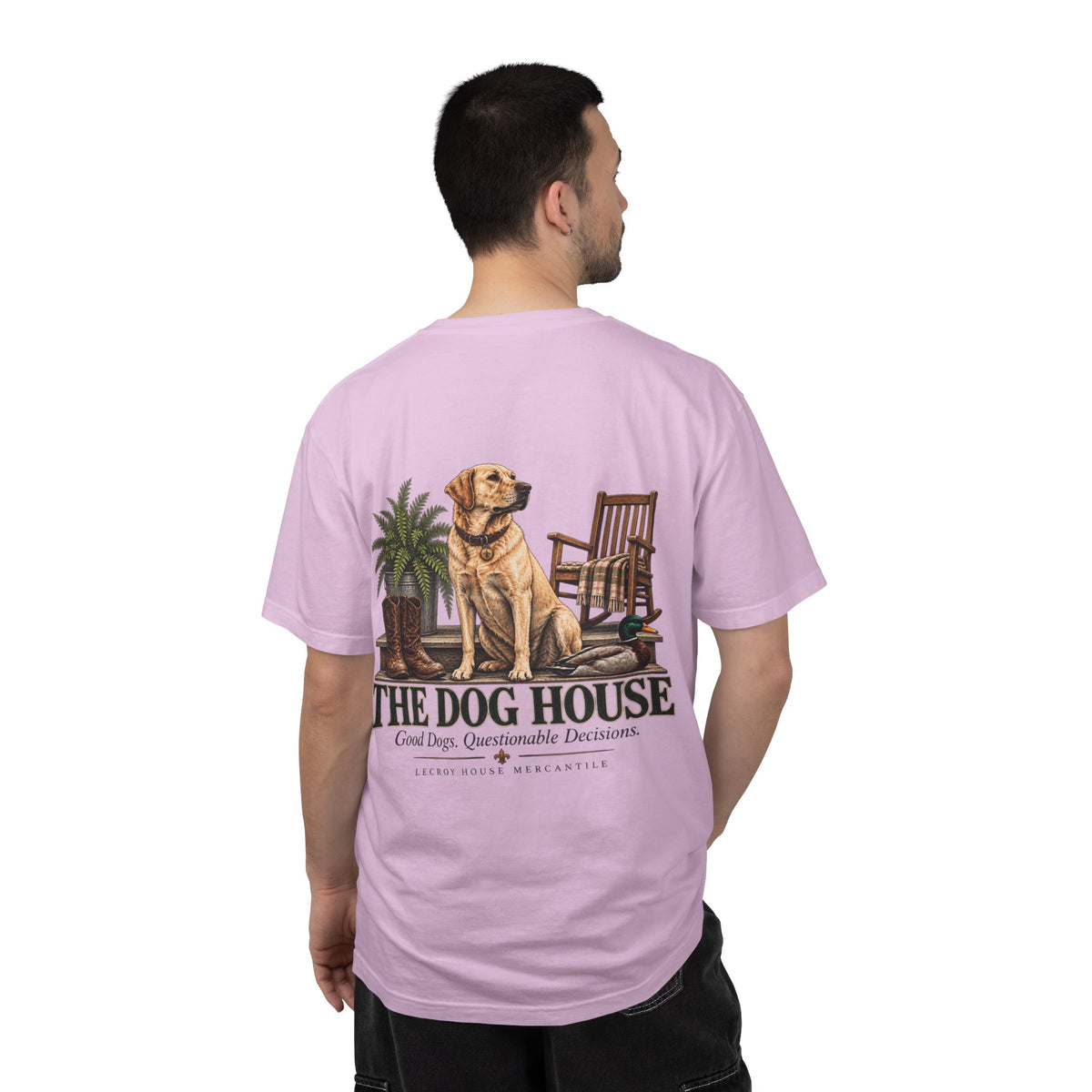 Dog House Graphic T-Shirt — 'The Dog House' Labrador Design