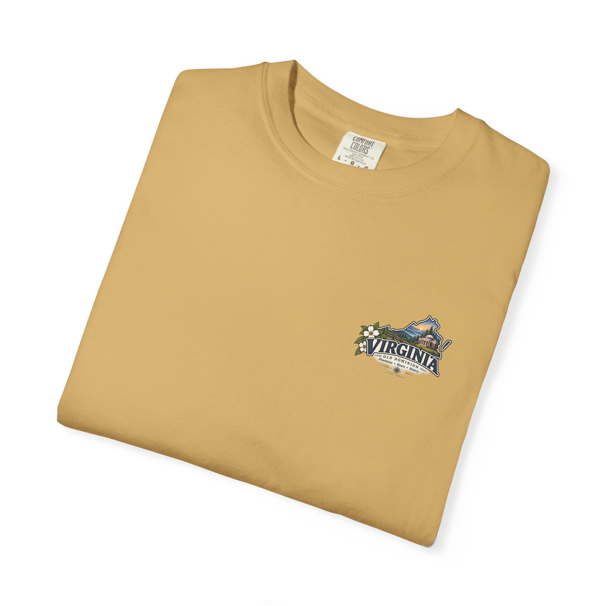 Virginia Scenic T-Shirt — Retro State Pride Design