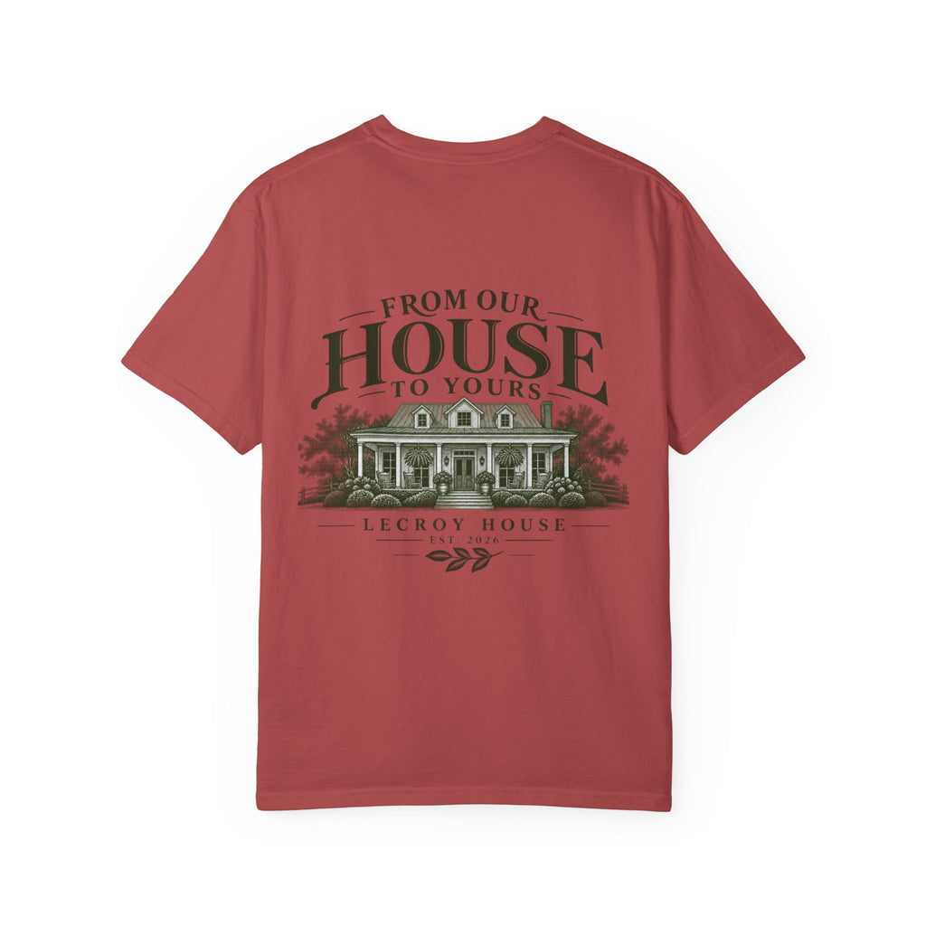 House Portrait T‑Shirt — "From Our House to Yours" Graphic Tee