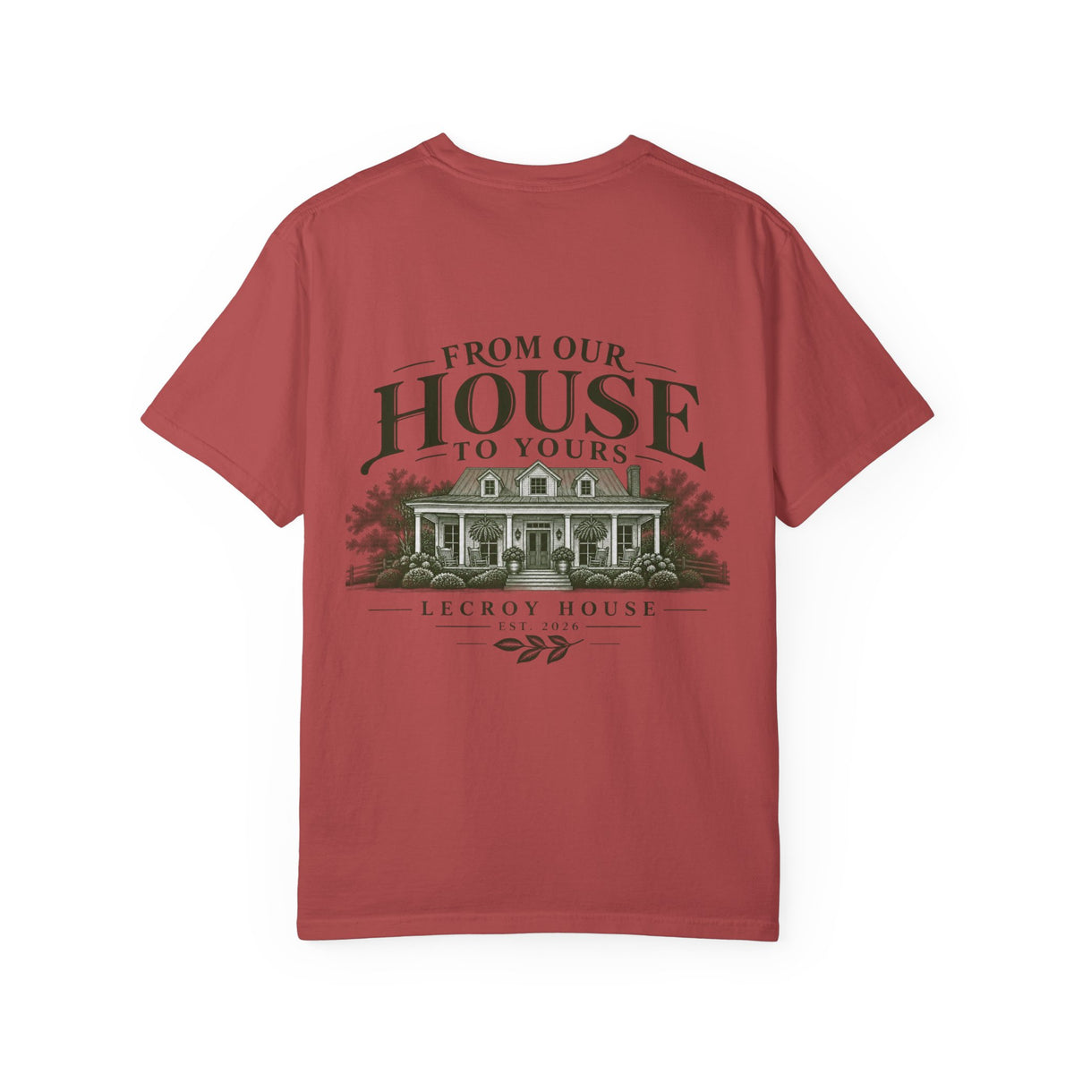 House Portrait T‑Shirt — "From Our House to Yours" Graphic Tee