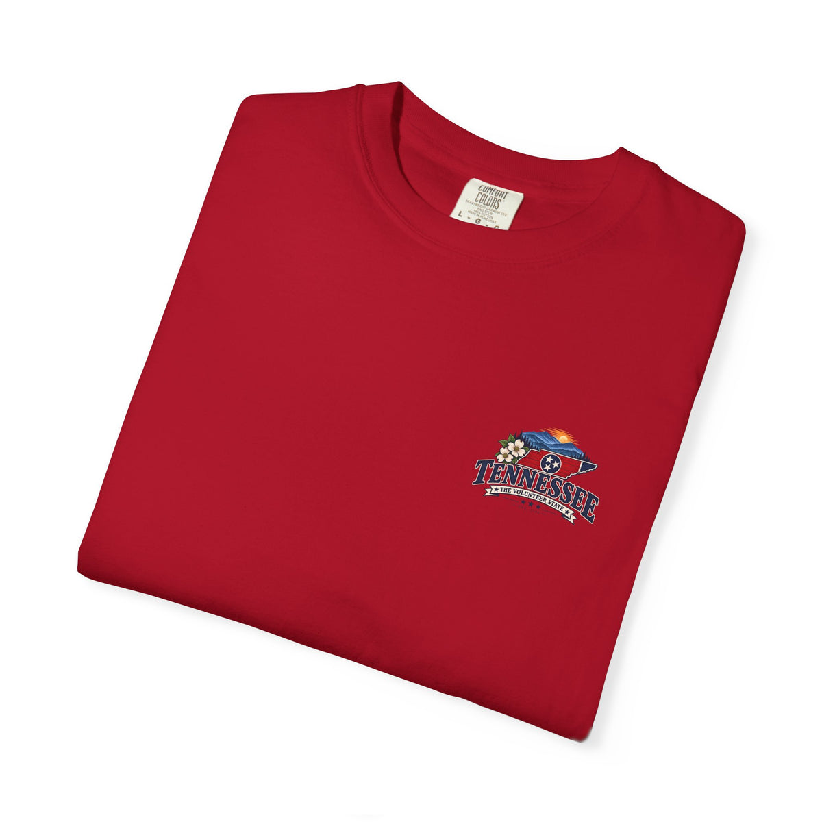 Tennessee Scenic T-Shirt — "Tennessee The Volunteer State" Vintage Travel Tee