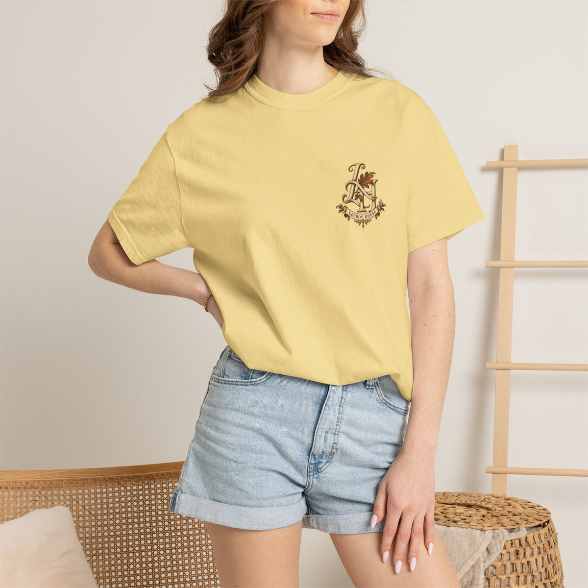 Harvest at the House Graphic T-Shirt — Fall Pumpkin Farmhouse Tee