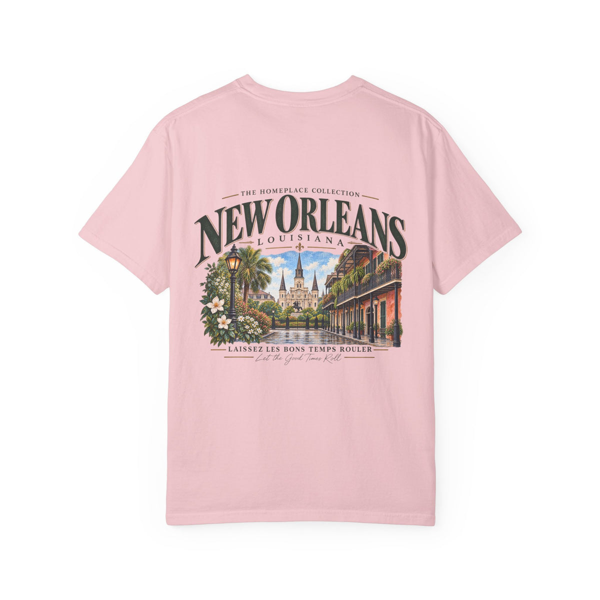 New Orleans T-Shirt - Vintage Cityscape Tee with “New Orleans Louisiana” Design