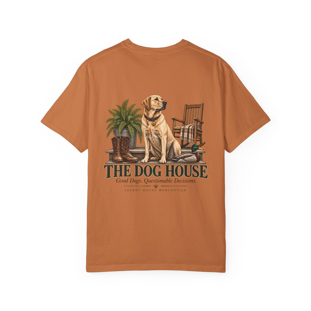 Dog House Graphic T-Shirt — 'The Dog House' Labrador Design