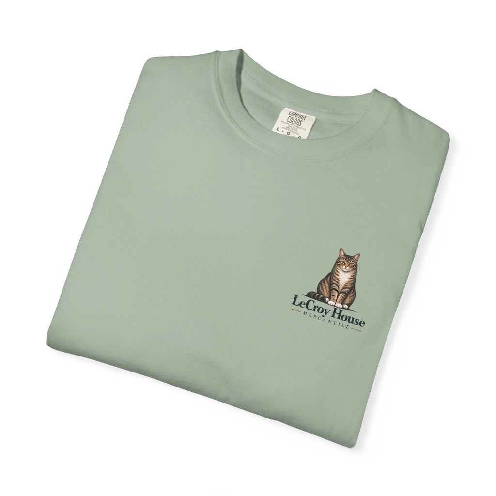 House Cat T-Shirt — "The House Cat" Vintage Cat Illustration (LeCroy House)