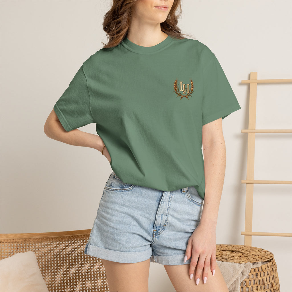 Thanksgiving Harvest T-Shirt — "Gather Close, Give Thanks" Fall Tee