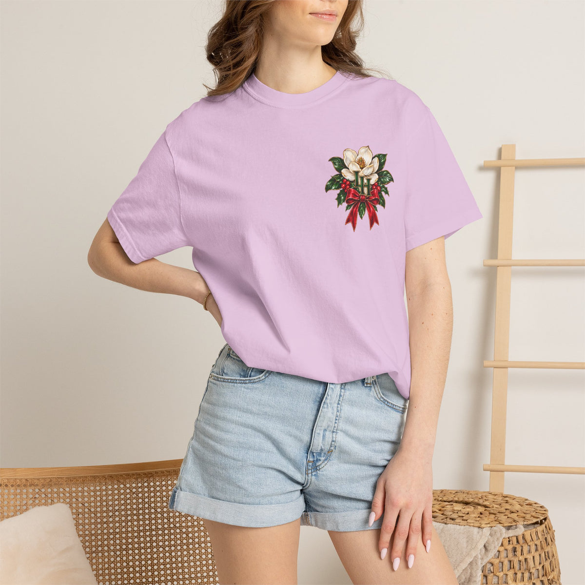 Christmas Magnolia T-Shirt — “A Very Merry Southern Christmas” Holiday Tee