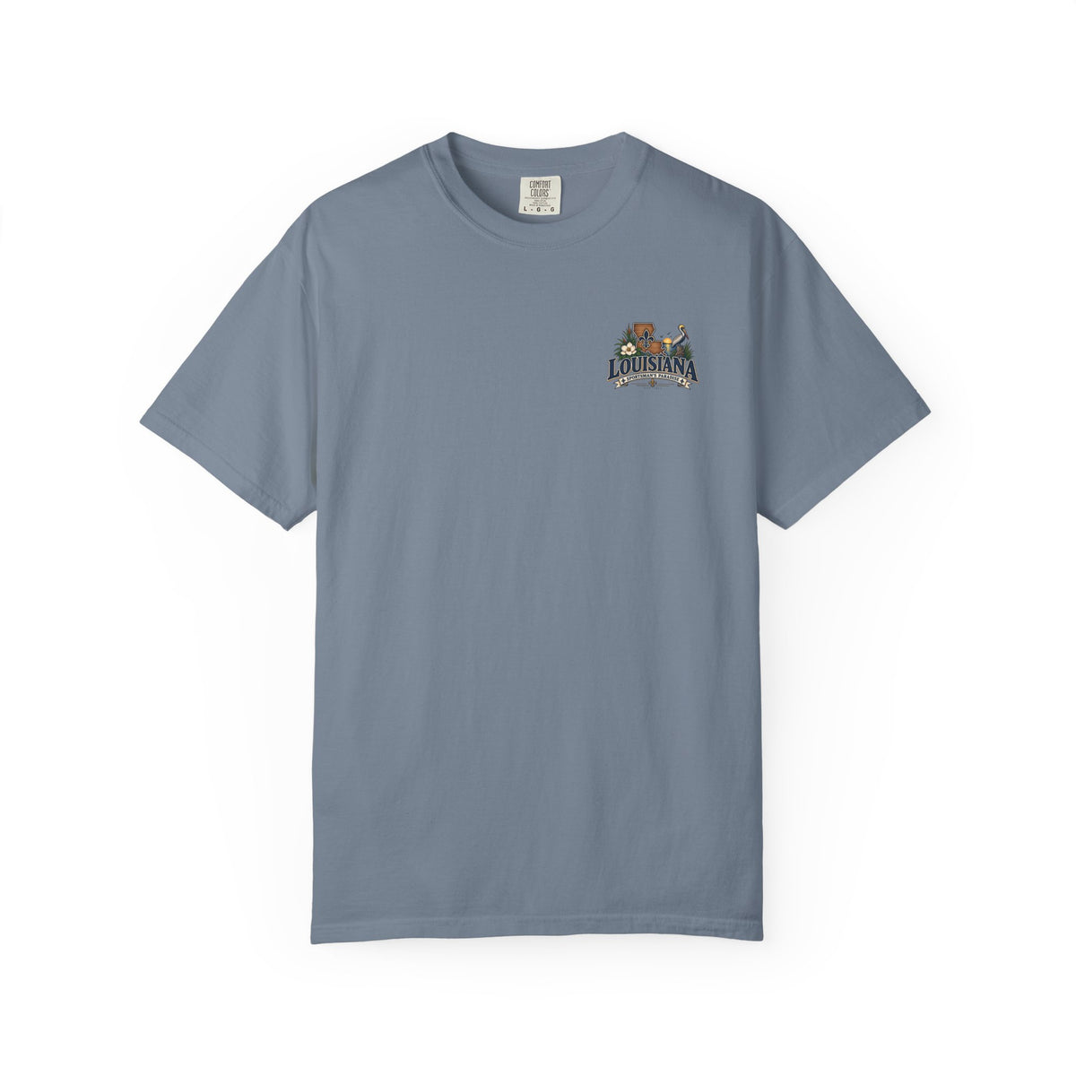 Louisiana Scenic T‑Shirt — State Souvenir Tee (Bayou, Jazz & Cajun Design)