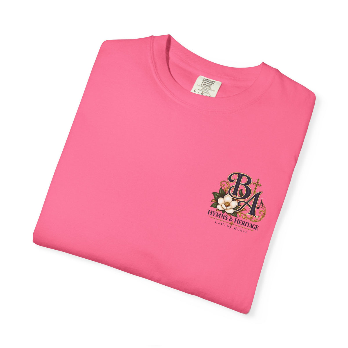 Blessed Assurance T-Shirt — "Jesus Is Mine" Floral Christian Tee