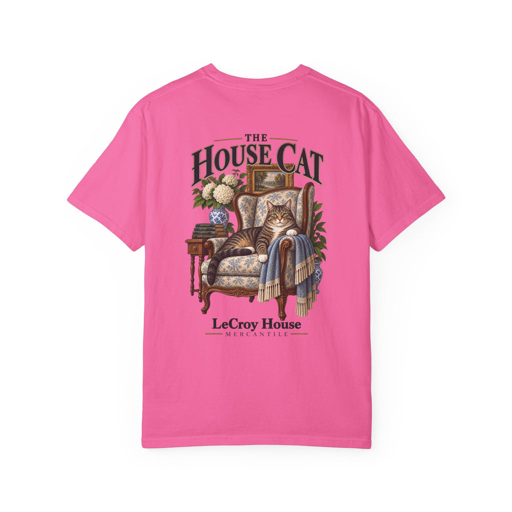 House Cat T-Shirt — "The House Cat" Vintage Cat Illustration (LeCroy House)