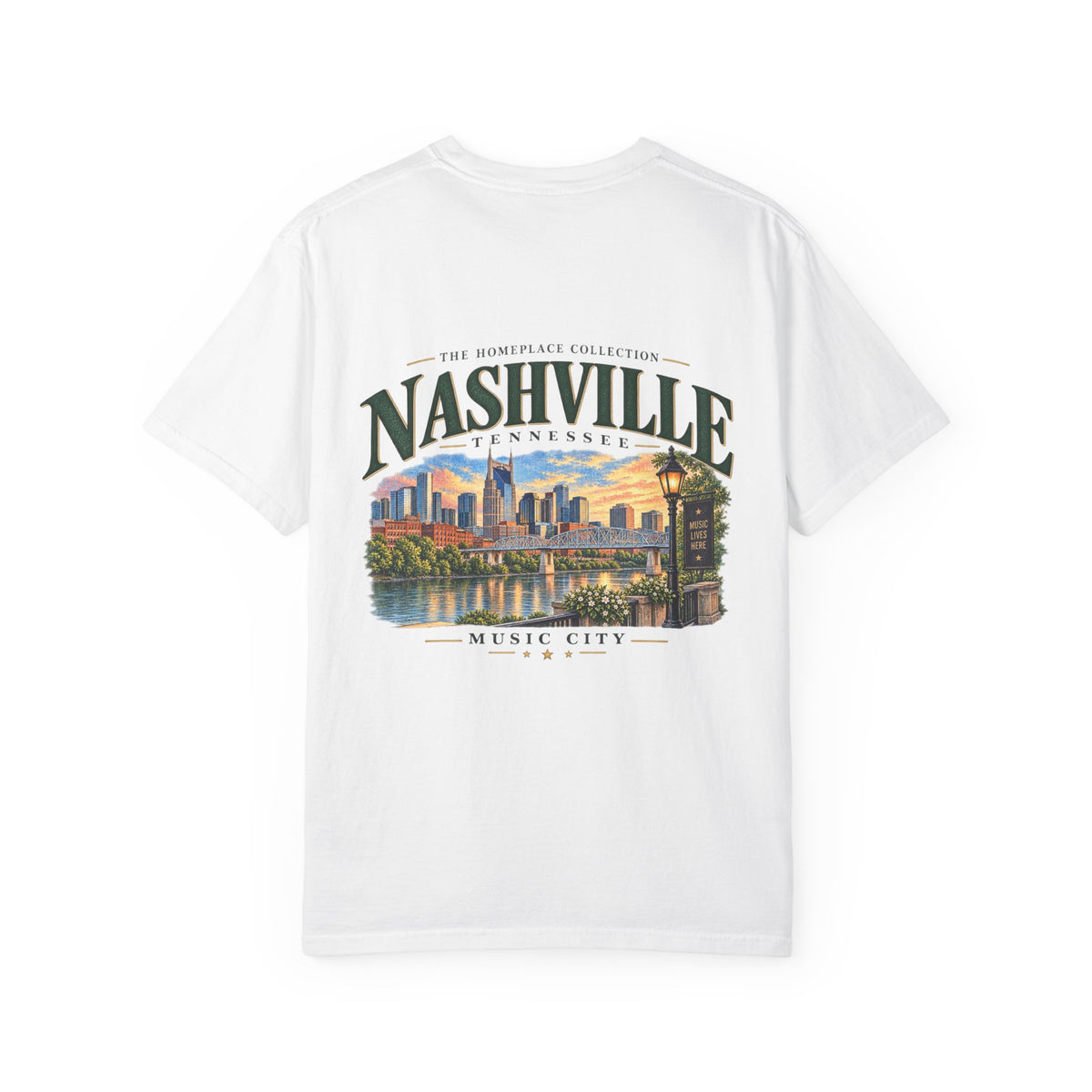 Nashville Skyline T-Shirt — Music City Souvenir Tee