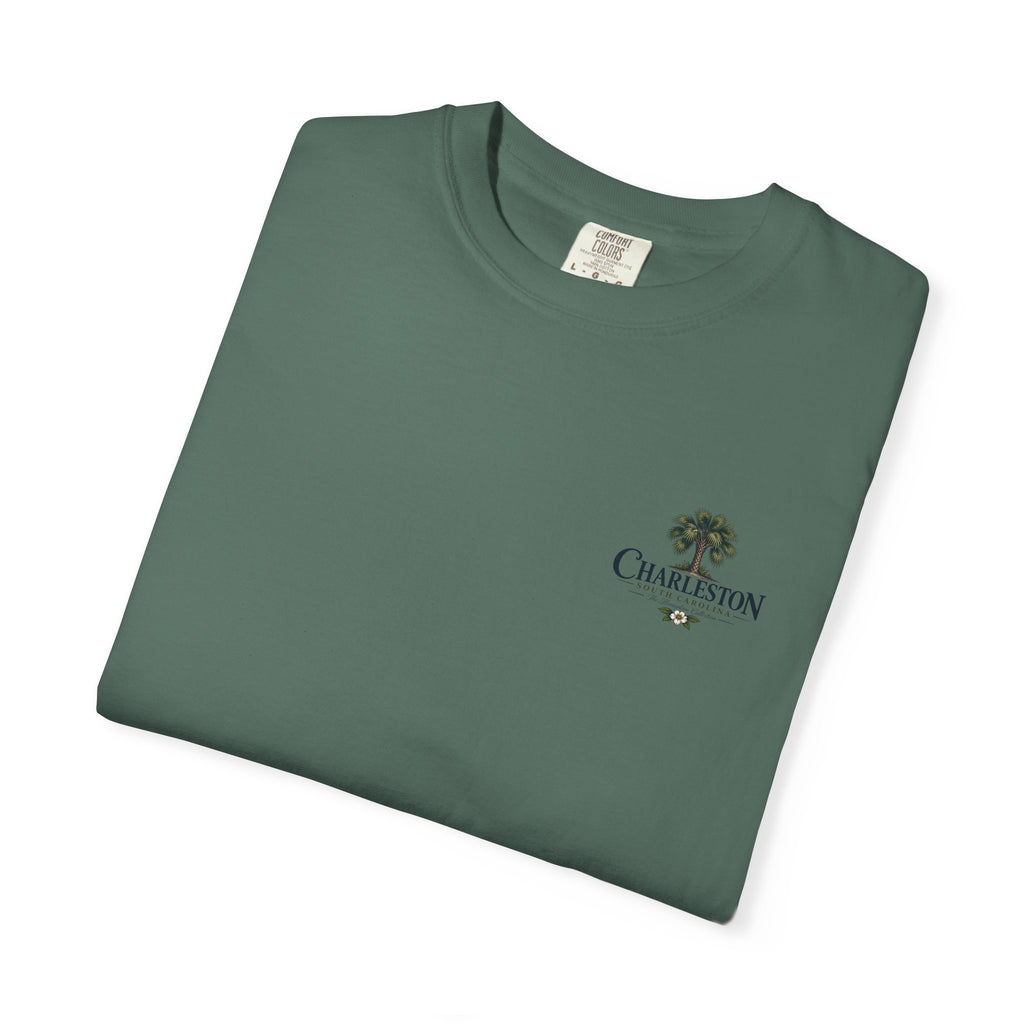 Charleston Lowcountry Graphic T-Shirt — Historic Waterfront Souvenir