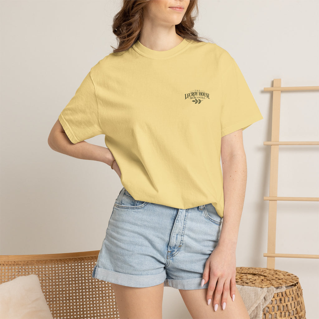 Lecroy House Mercantile T-Shirt — Vintage Storefront Graphic Tee