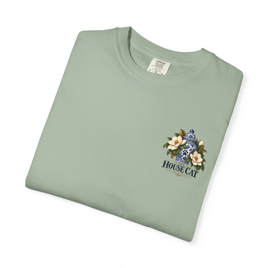 T-Shirt — Cozy Cat Lounge Graphic ("House Cat")